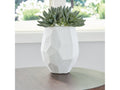 Karenton White Vase 9"