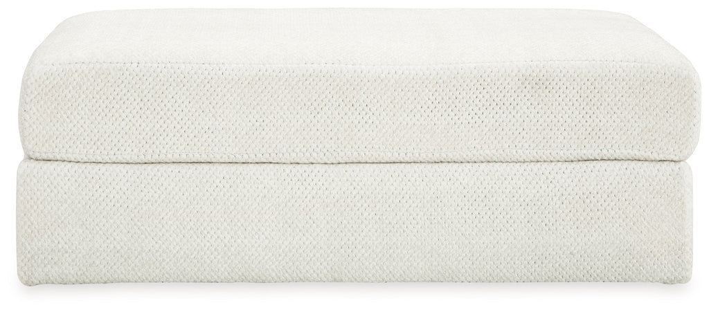 Karinne Linen Loveseat & Oversized Chair & Accent Ottoman