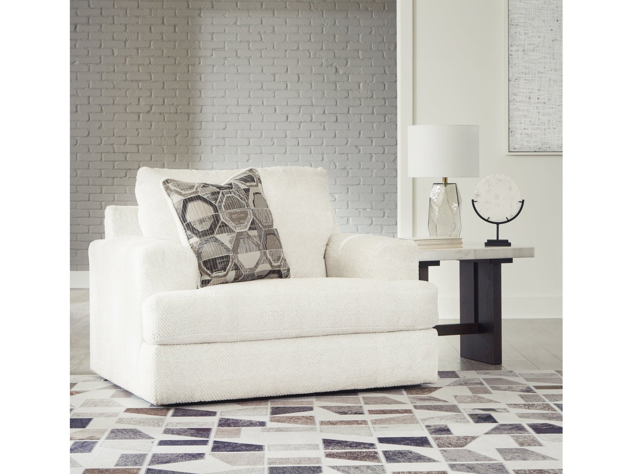 Karinne Linen Oversized Chair