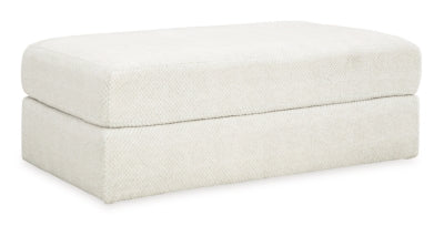 Karinne Linen Oversized Chair and Ottoman