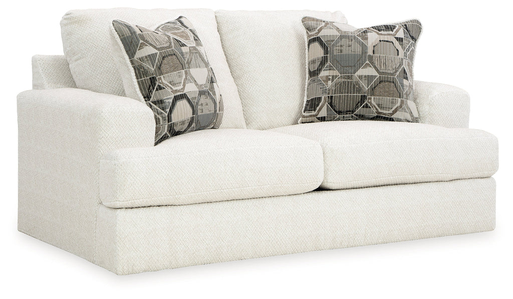 Karinne Linen Sofa, Loveseat, Chair and Ottoman