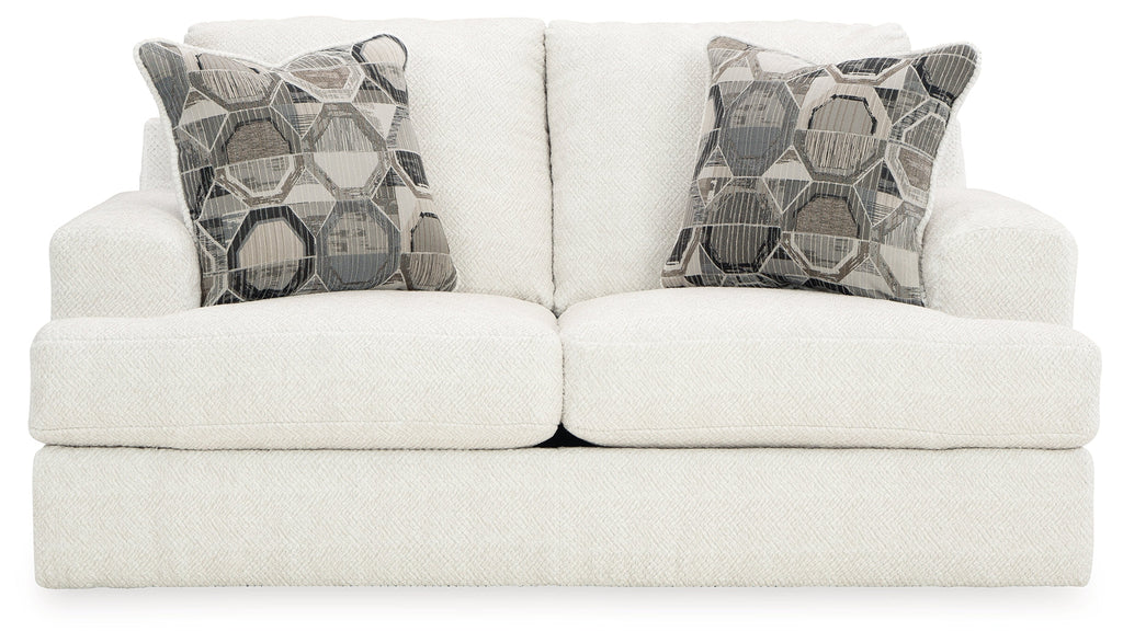 Karinne Linen Sofa, Loveseat, Chair and Ottoman