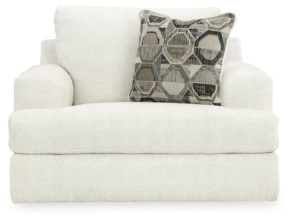 Karinne Linen Sofa, Loveseat, Chair and Ottoman