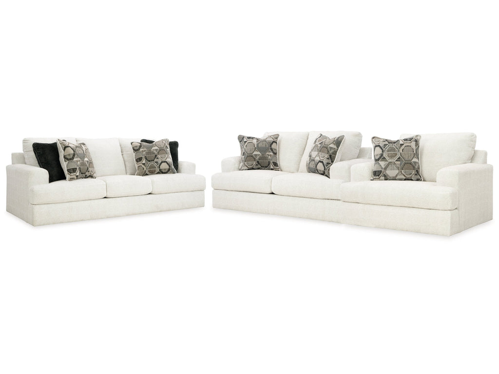 Karinne Linen Sofa, Loveseat and Oversized Chair