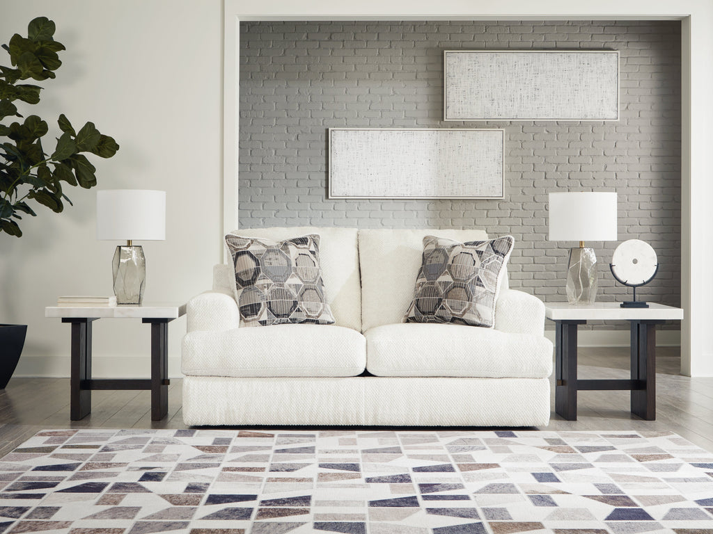 Karinne Linen Sofa, Loveseat and Oversized Chair