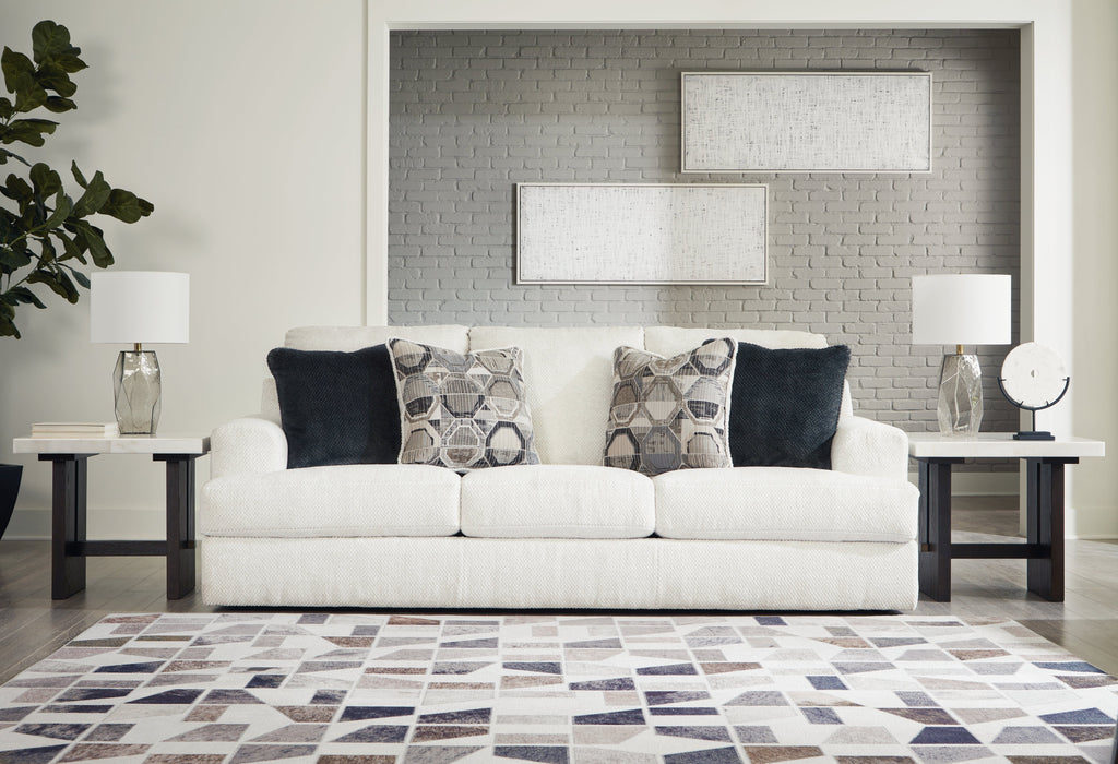 Karinne Linen Sofa, Loveseat and Oversized Chair