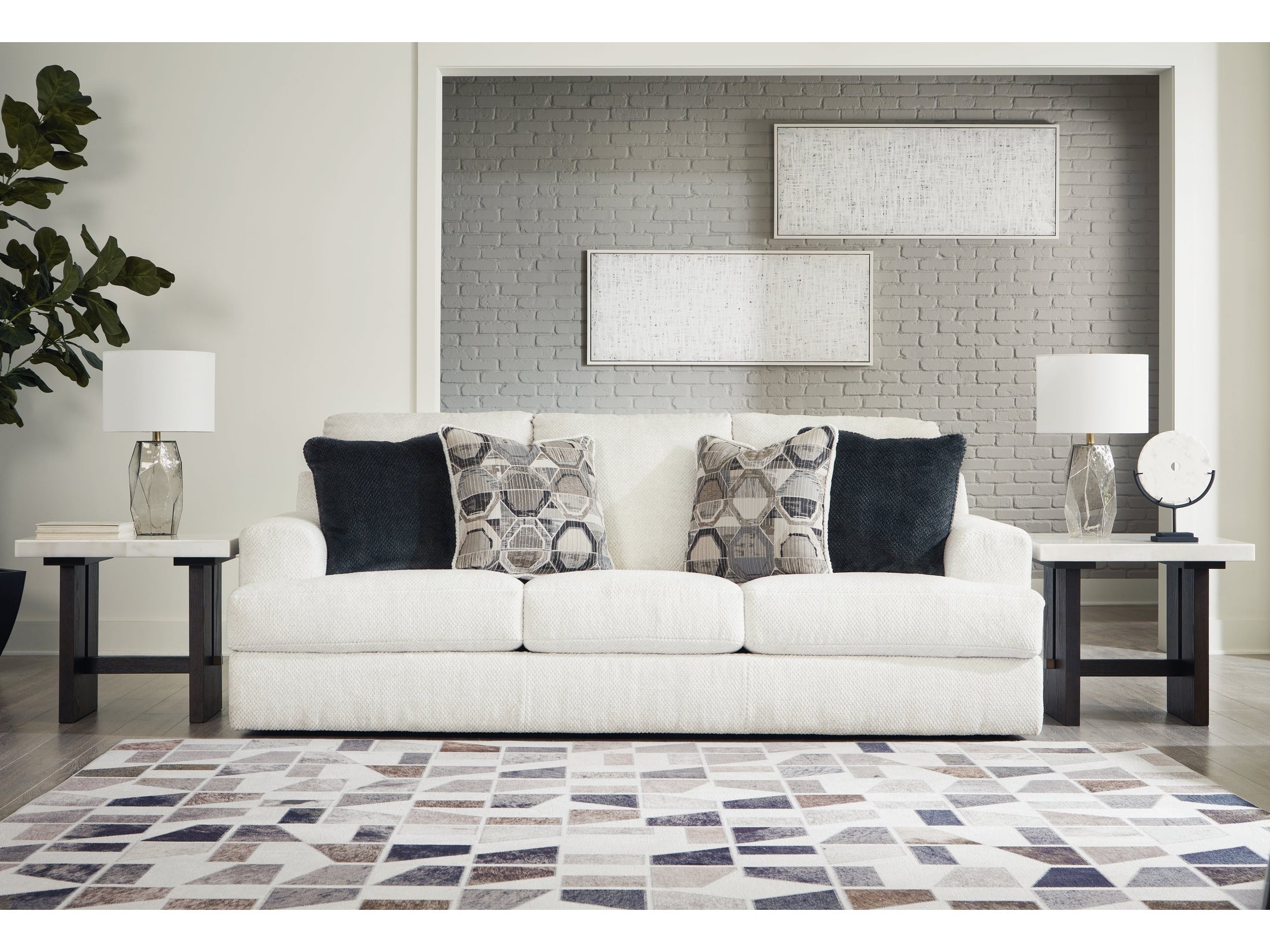 Karinne Linen Sofa
