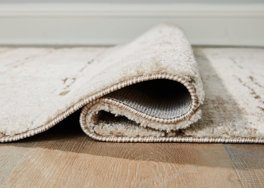Kasney Cream/Brown Medium Rug