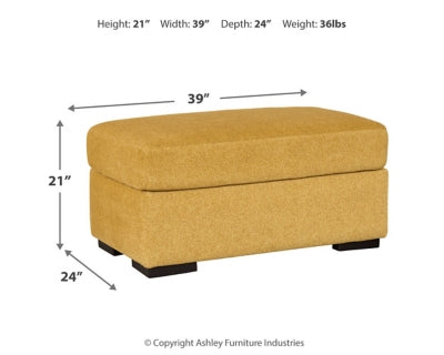 Keerwick Sunflower Oversized Chair and Ottoman