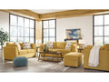Keerwick Sunflower Sofa, Loveseat, Chair and Ottoman