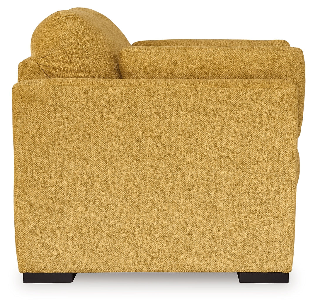 Keerwick Sunflower Sofa, Loveseat, Chair and Ottoman