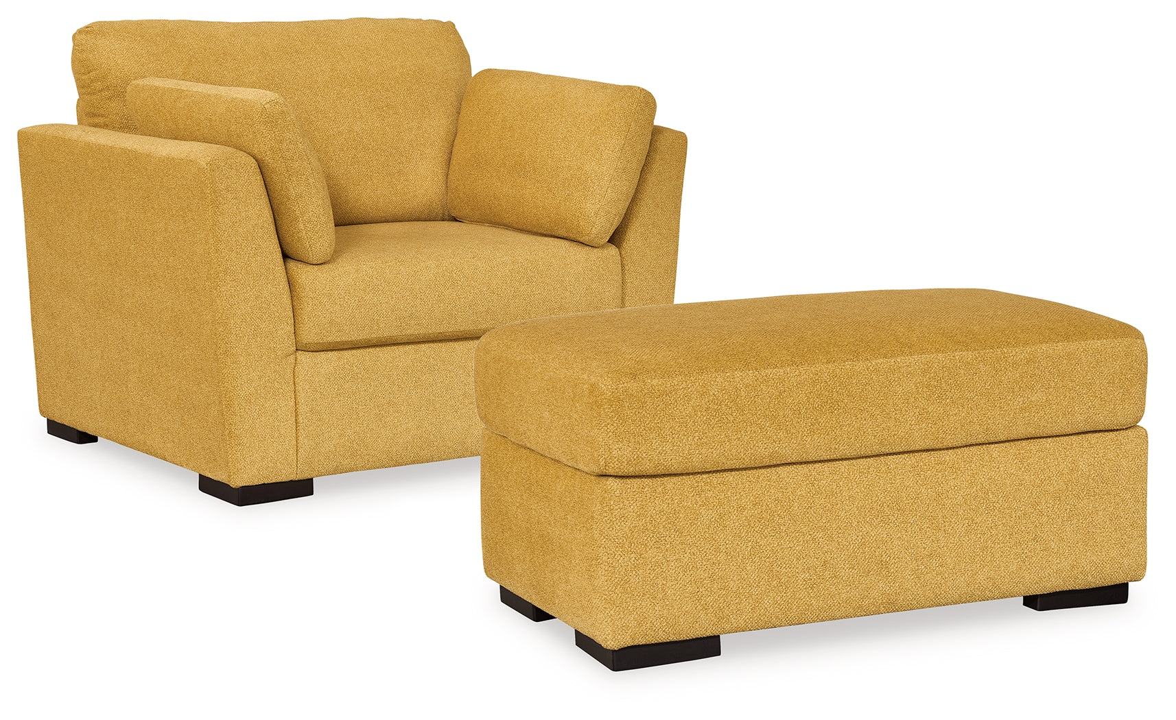 Keerwick Sunflower Sofa, Loveseat, Chair and Ottoman