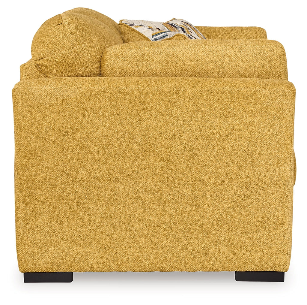 Keerwick Sunflower Sofa, Loveseat, Chair and Ottoman