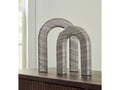 Keithton Taupe Sculpture Set (Set of 2)