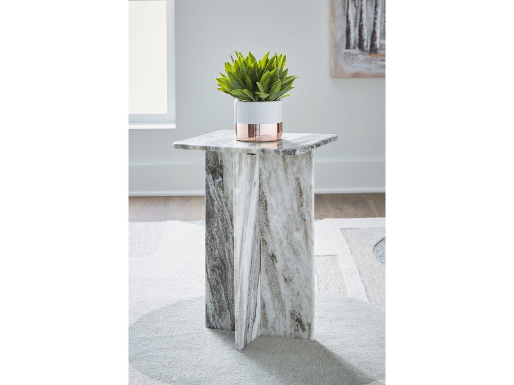 Keithwell Gray Accent Table