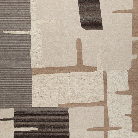 Kencher Beige/Brown Extra Large Rug