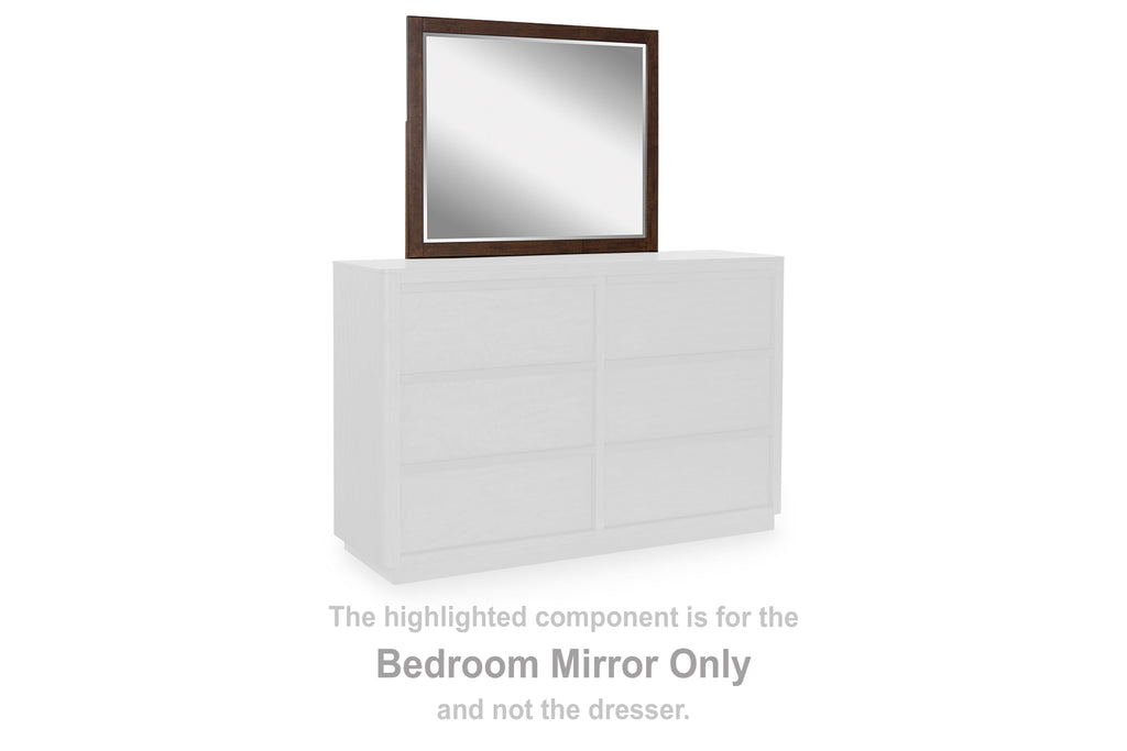 Kendamor Dark Brown Bedroom Mirror