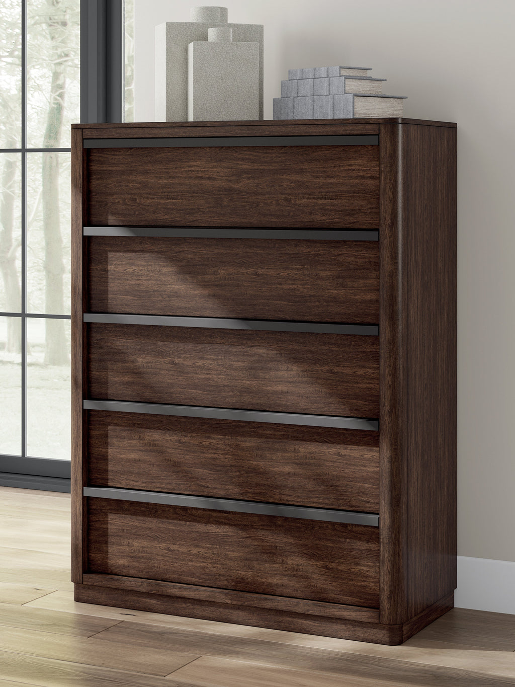 Kendamor Dark Brown Chest of Drawers