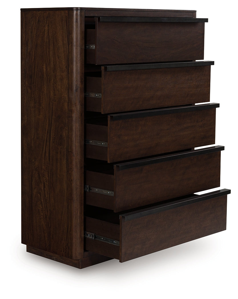 Kendamor Dark Brown Chest of Drawers