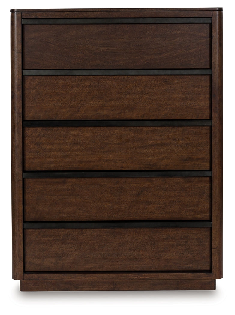 Kendamor Dark Brown Chest of Drawers