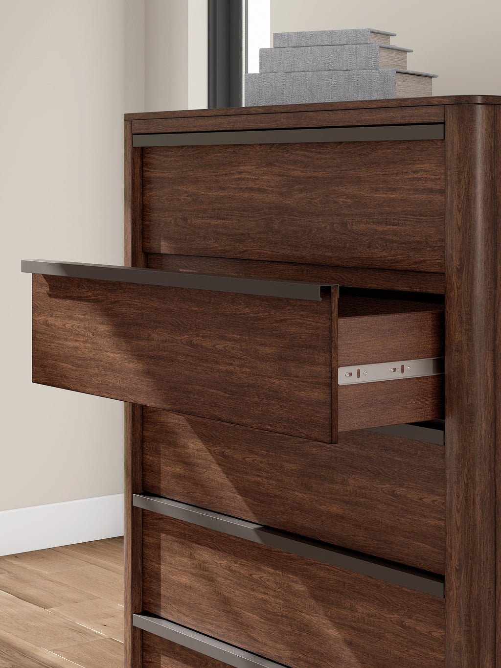 Kendamor Dark Brown Chest of Drawers