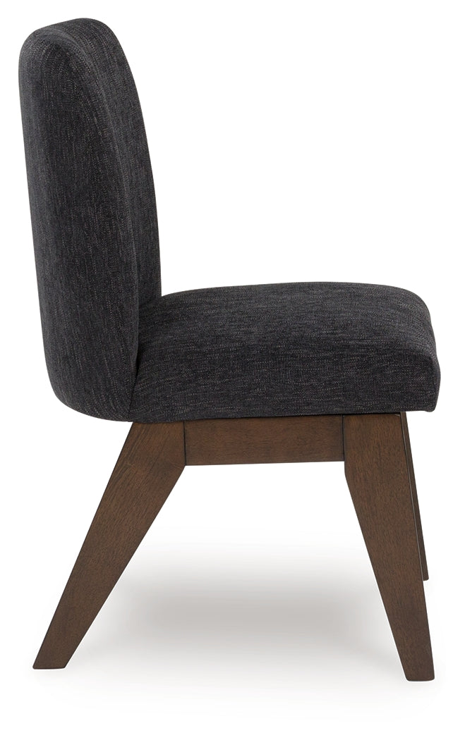 Kendamor Dark Brown Dining Chair (Set of 2)