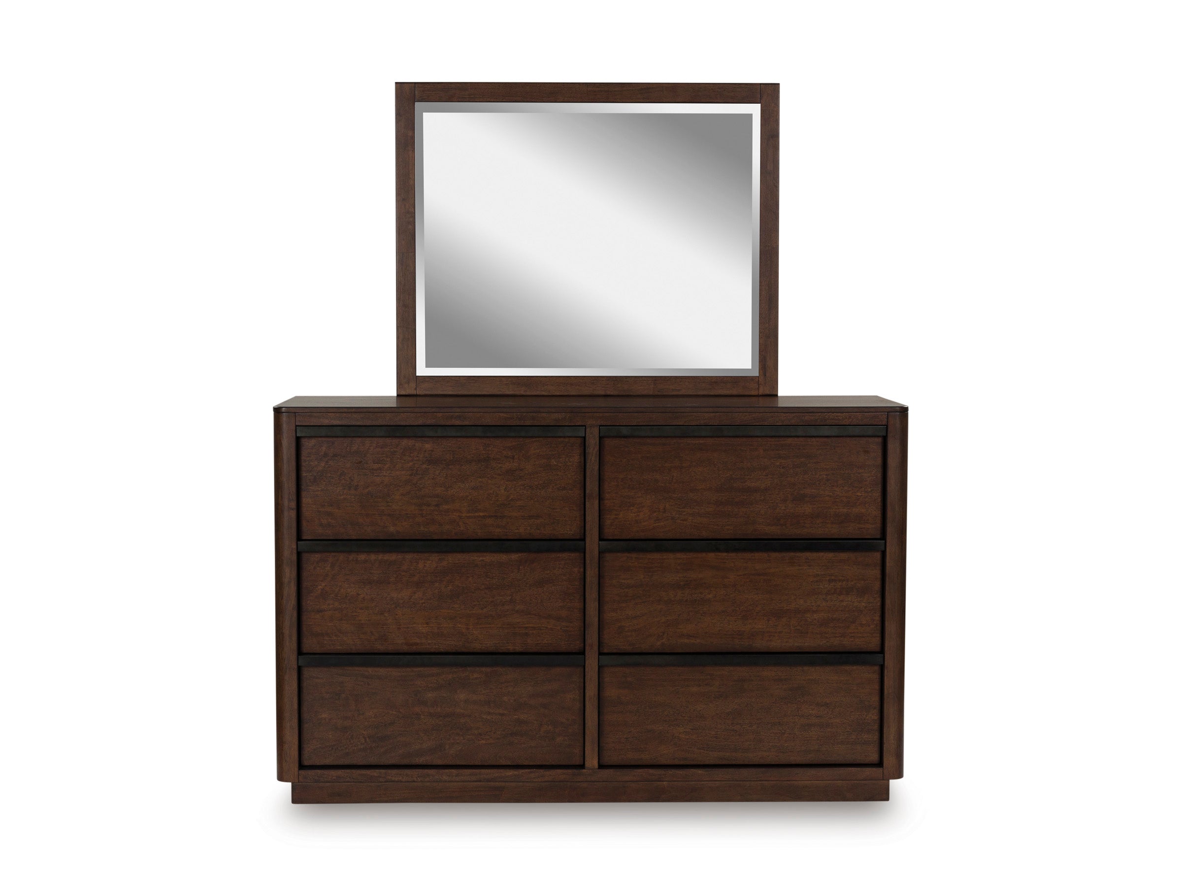 Kendamor Dark Brown Dresser & Mirror