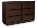 Kendamor Dark Brown Dresser
