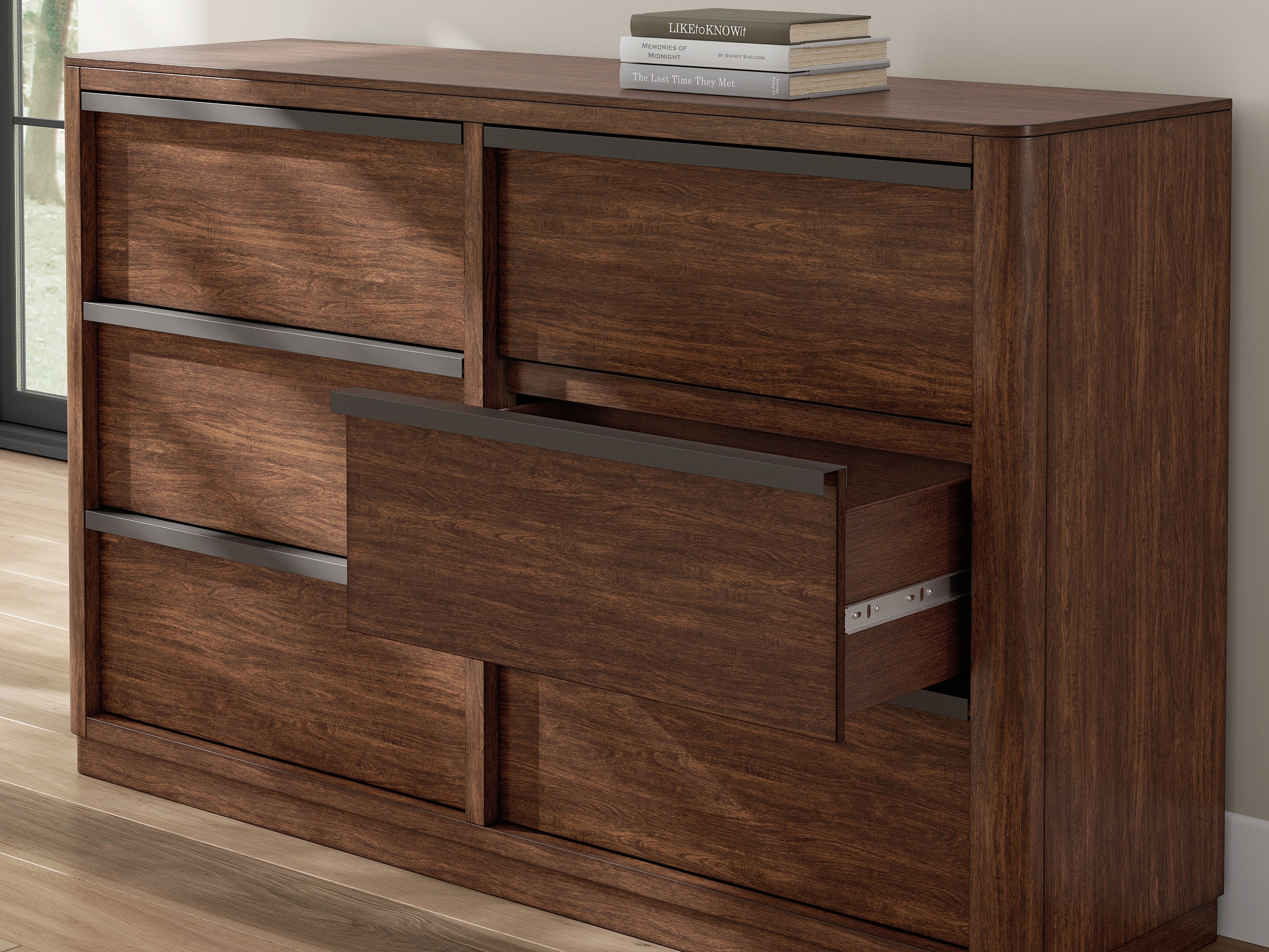 Kendamor Dark Brown Dresser