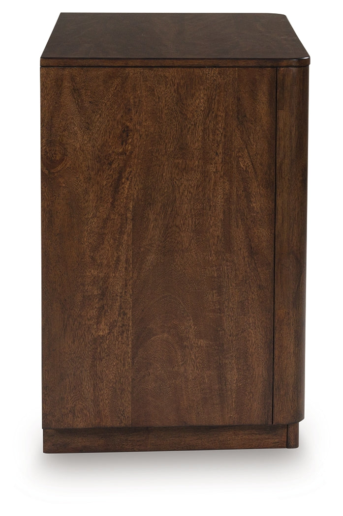 Kendamor Dark Brown Nightstand