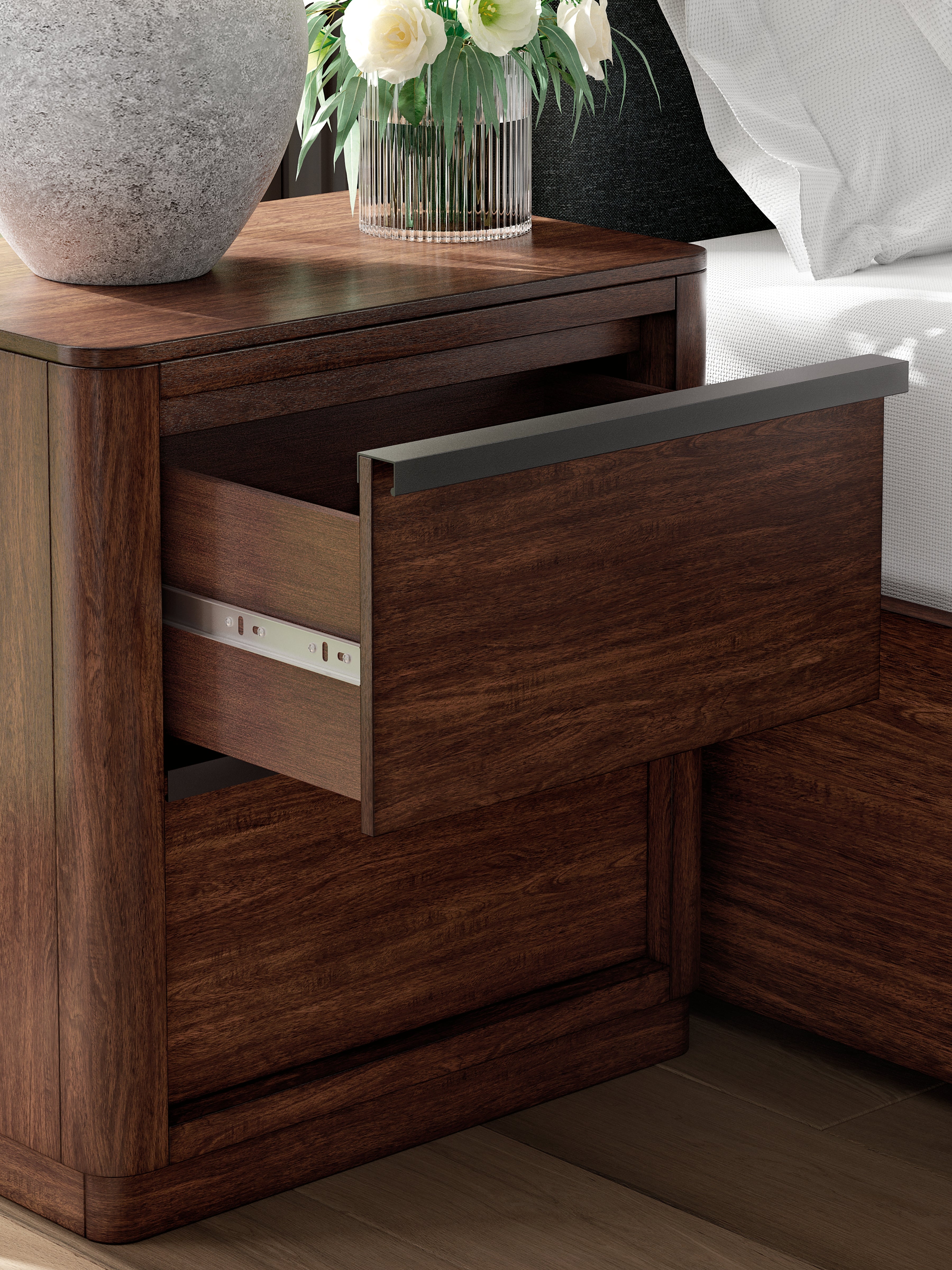 Kendamor Dark Brown Nightstand