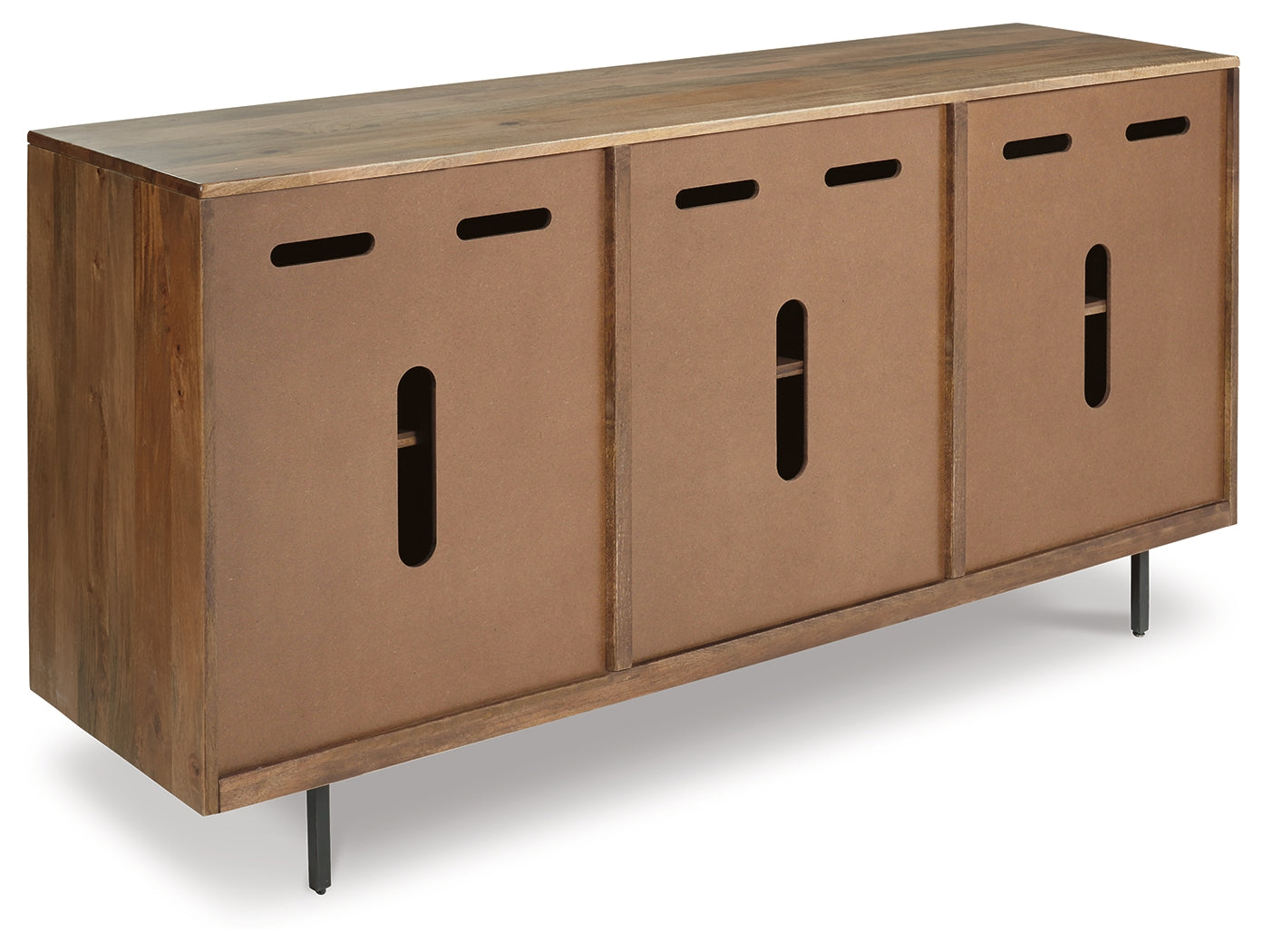 Kerrings Brown/Black/White Accent Cabinet