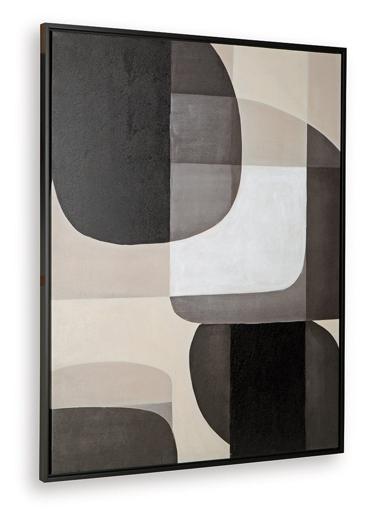 Kesleigh Black/White Wall Art