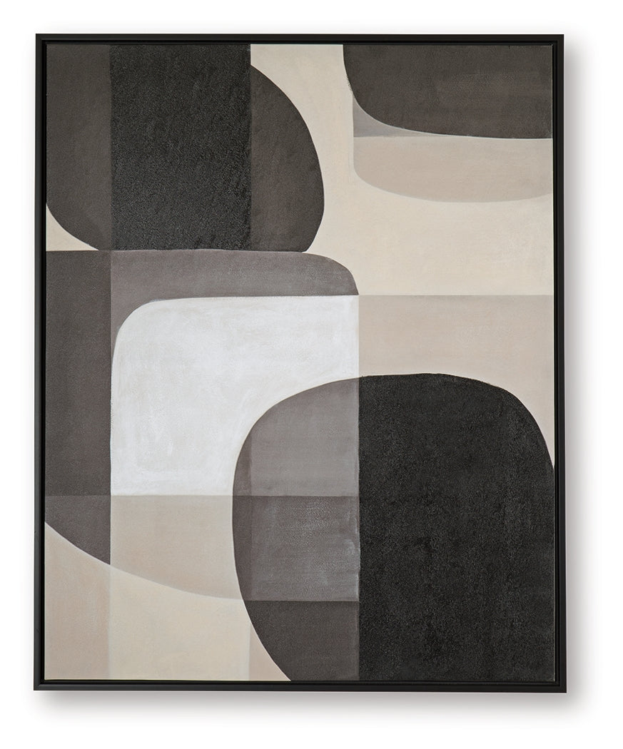 Kesleigh Black/White Wall Art