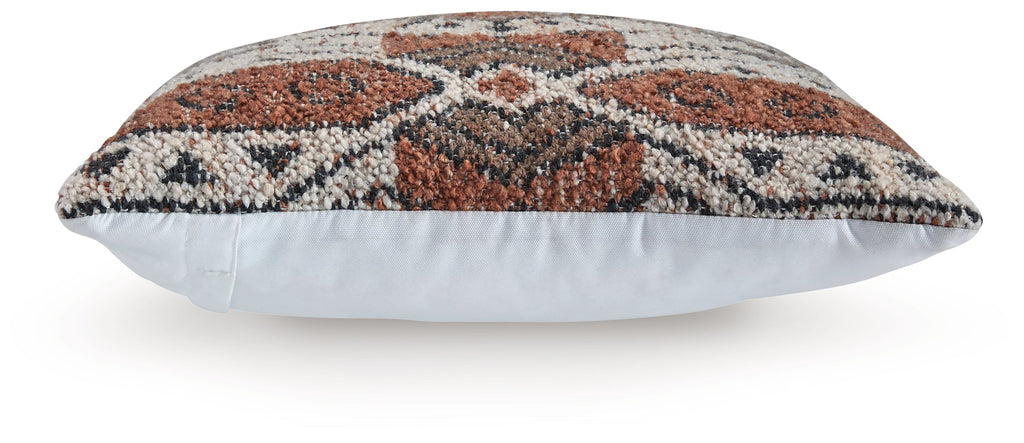 Kierenworth Sienna/Ivory/Black Pillow (Set of 4)