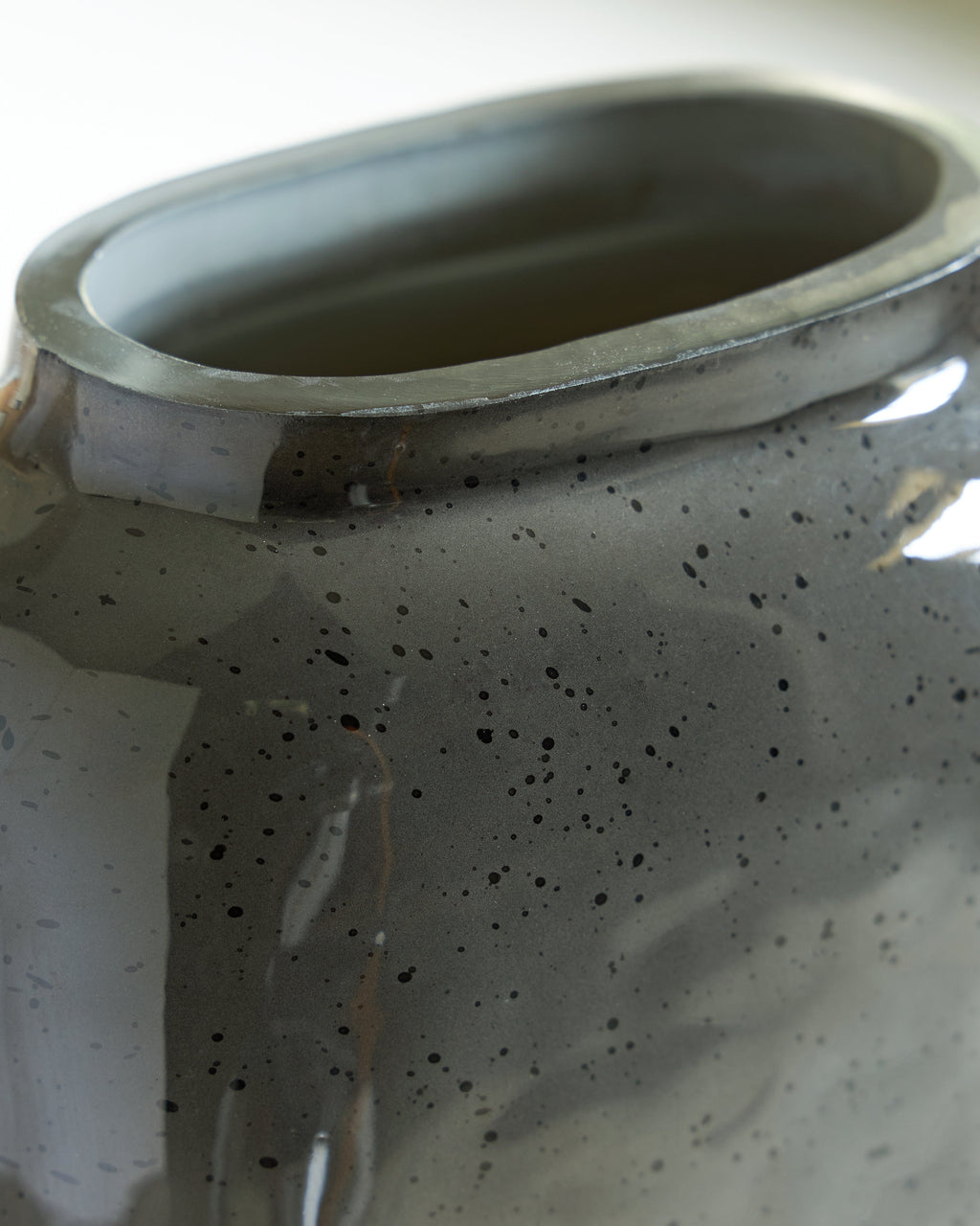 Kierlain Gray/Black Vase (15.38''H)