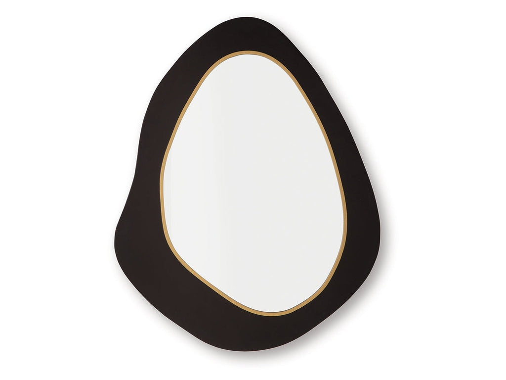 Kierlock Black/Gold Accent Mirror