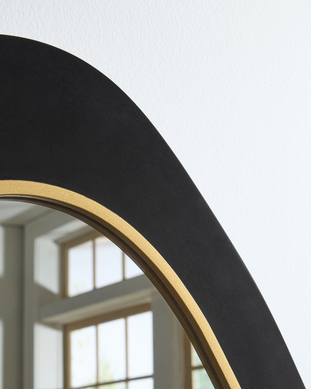 Kierlock Black/Gold Accent Mirror