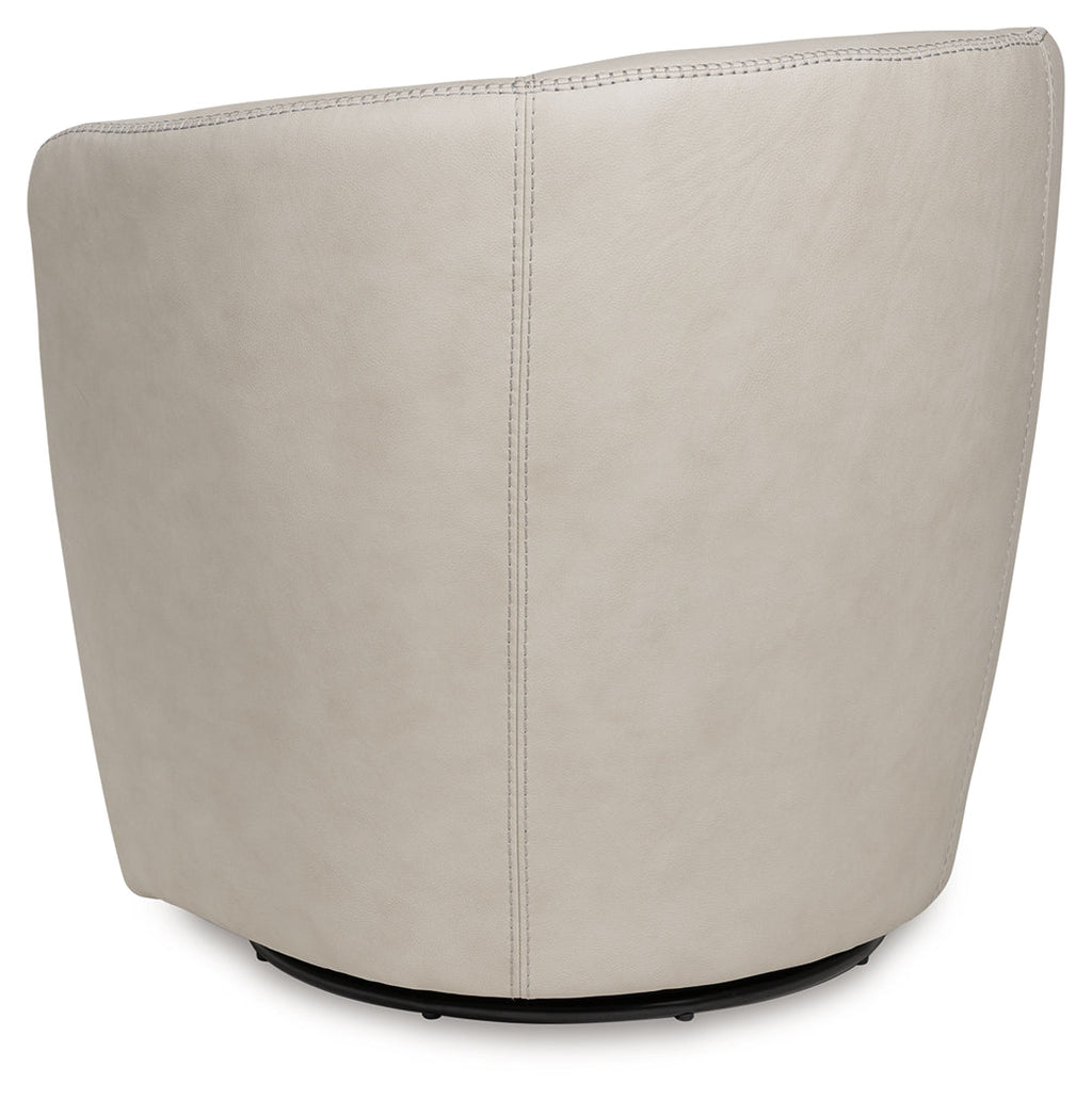 Kierreys Bone Swivel Accent Chair
