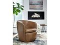 Kierreys Caramel Swivel Chair