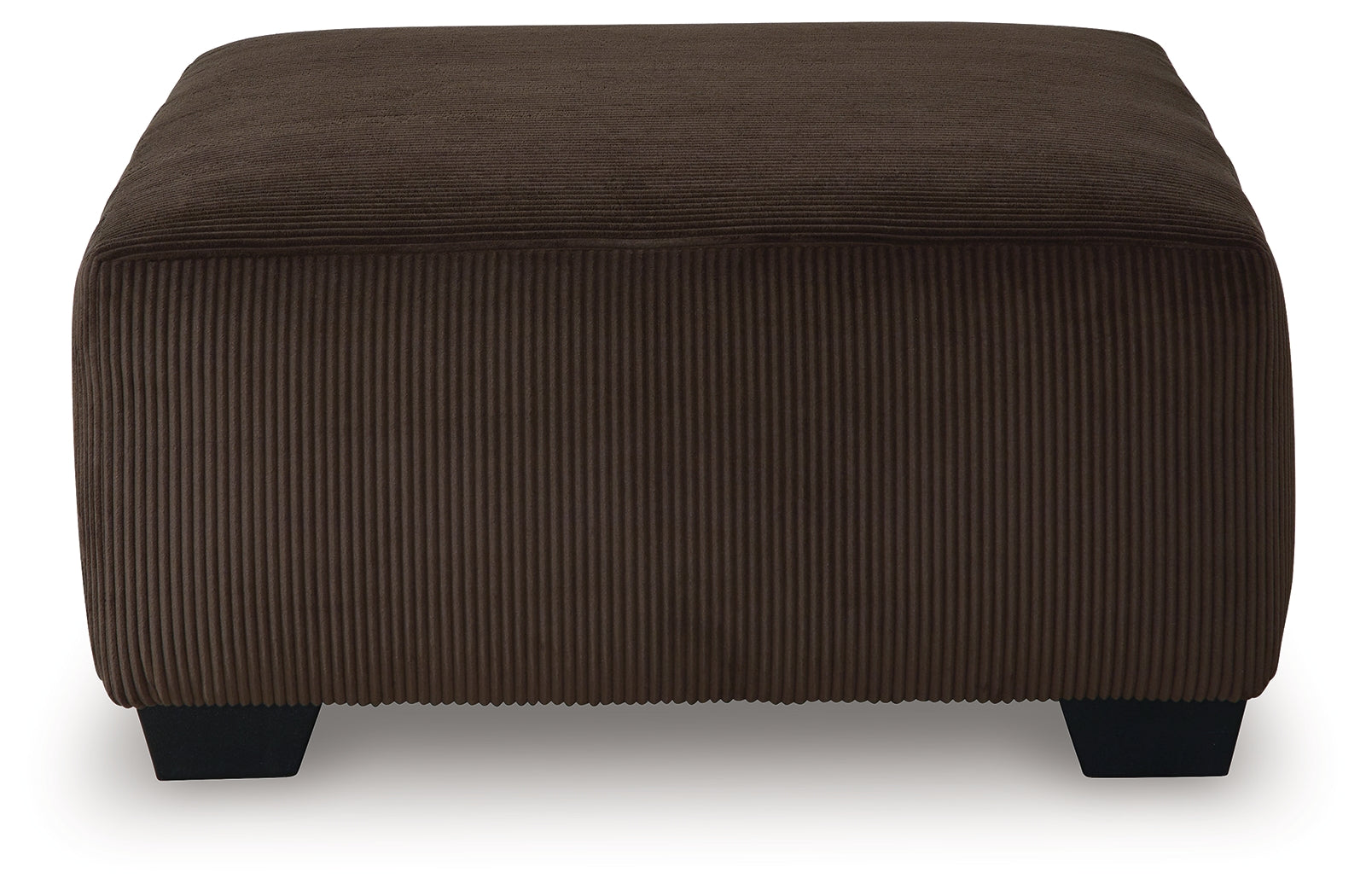 Kimlee Chocolate Oversized Accent Ottoman