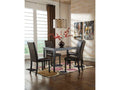Kimonte Faux Leather Dining Room Set / 5pc