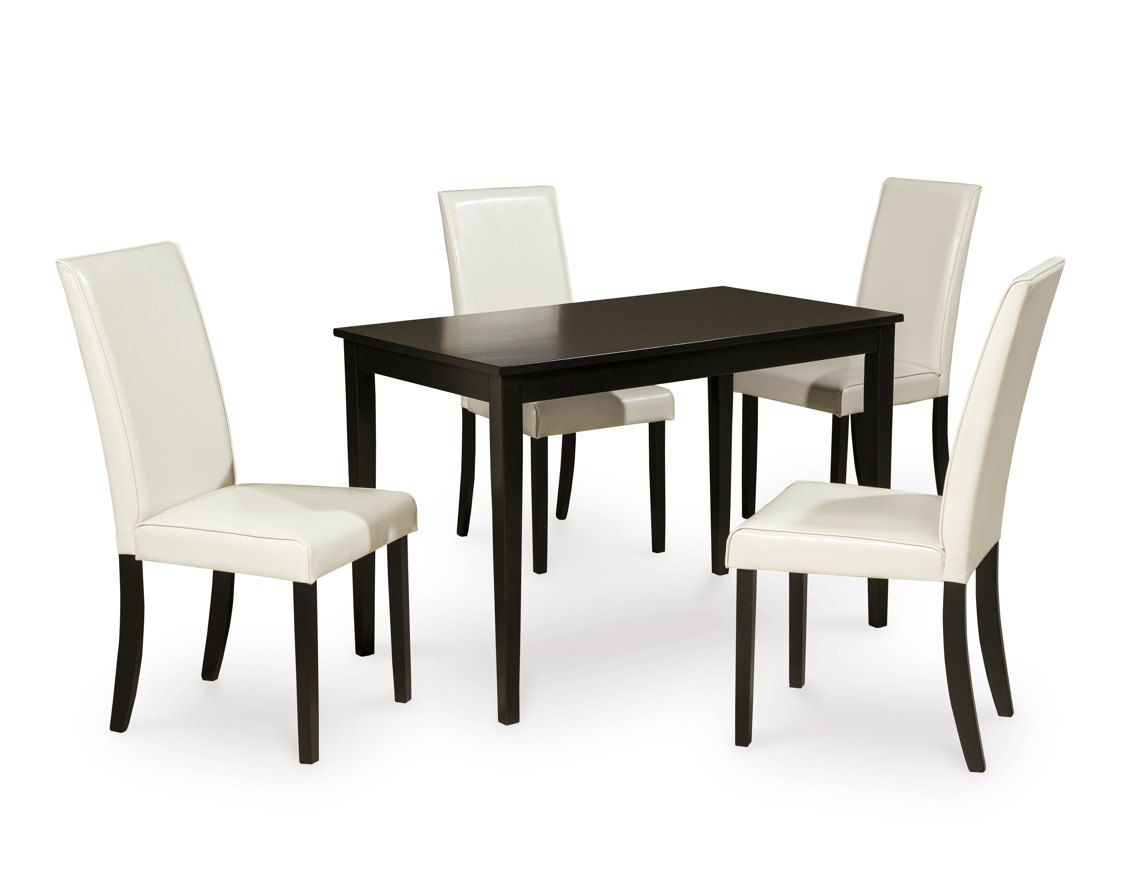 Kimonte Ivory Dining Table and 4 Chairs