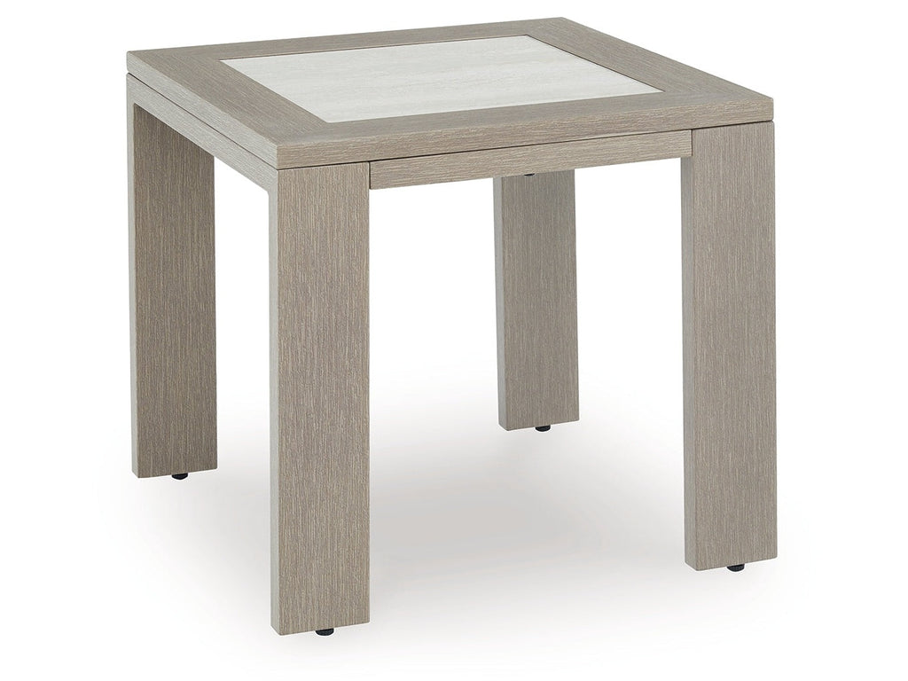 Kimpton Isle Brown Outdoor End Table