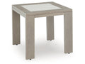 Kimpton Isle Brown Outdoor End Table