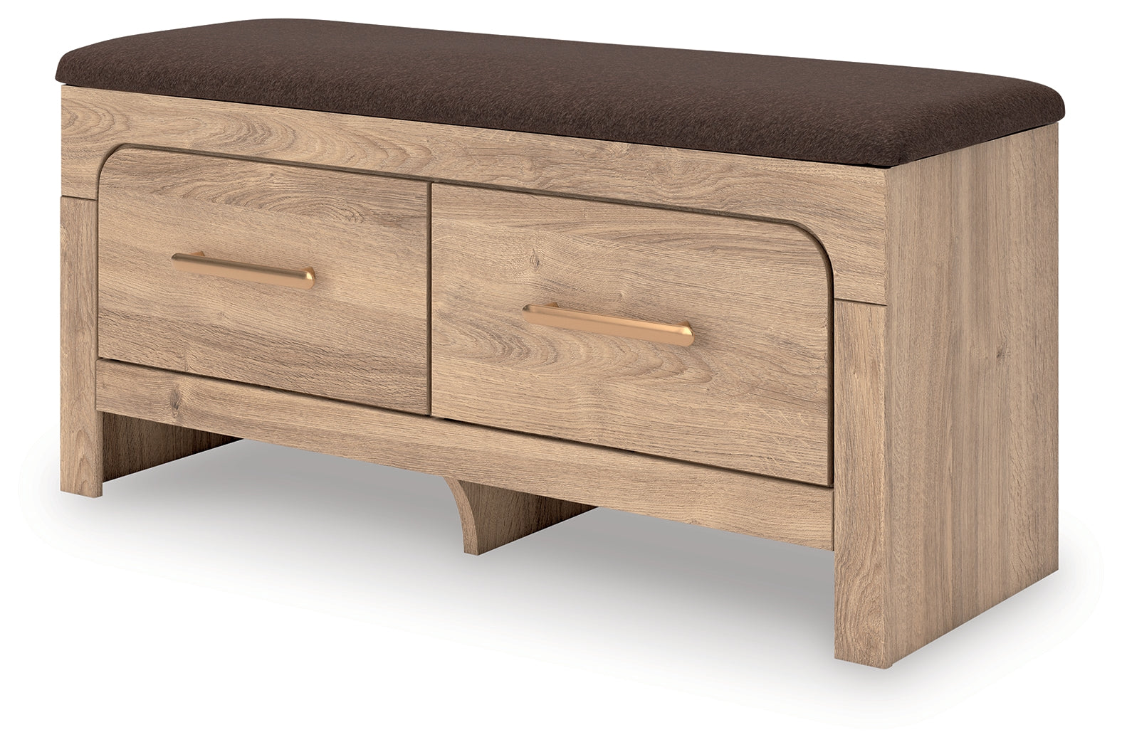 Kinlanni Tan/Brown Bedroom UPH Storage Bench
