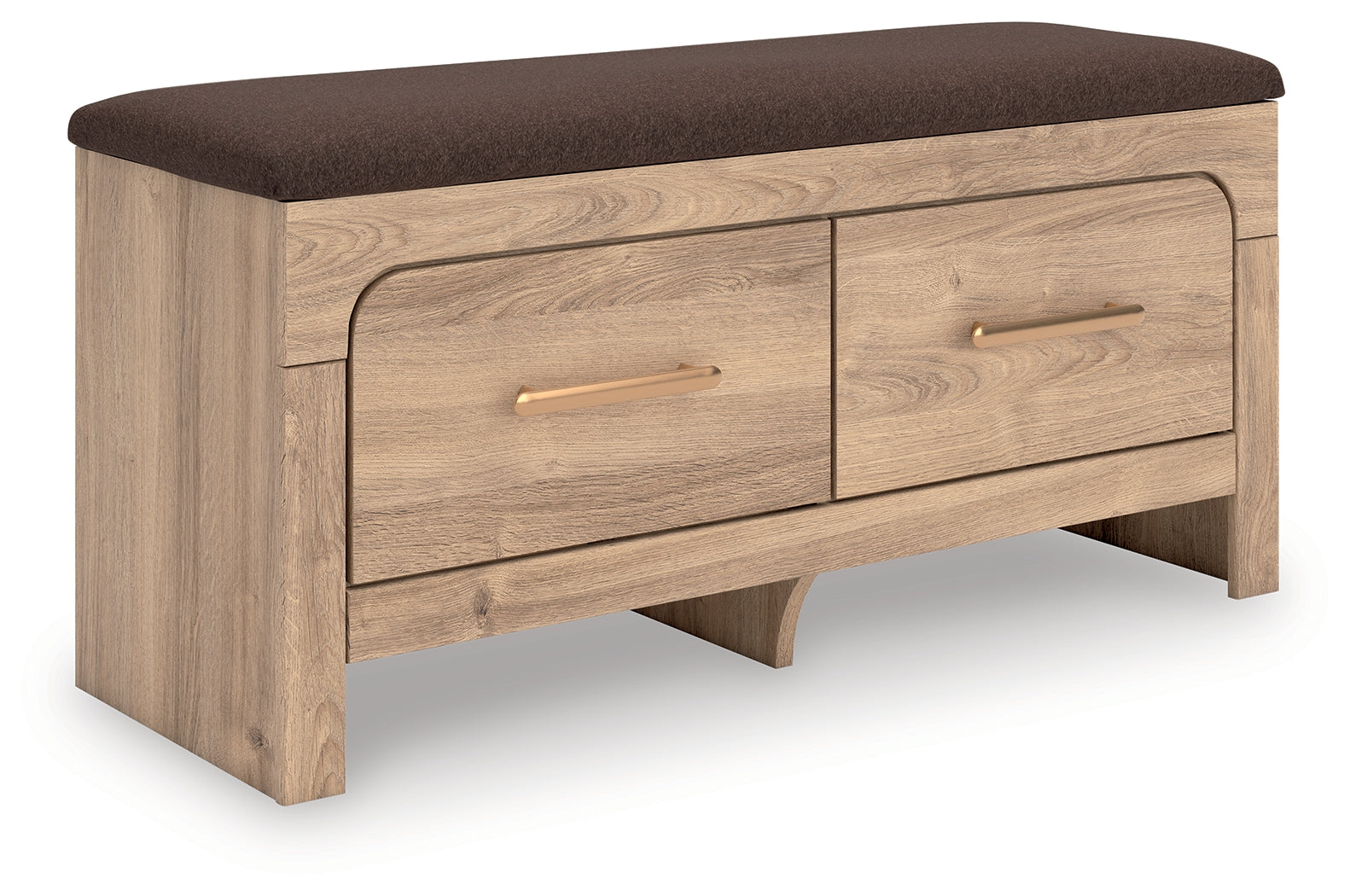 Kinlanni Tan/Brown Bedroom UPH Storage Bench