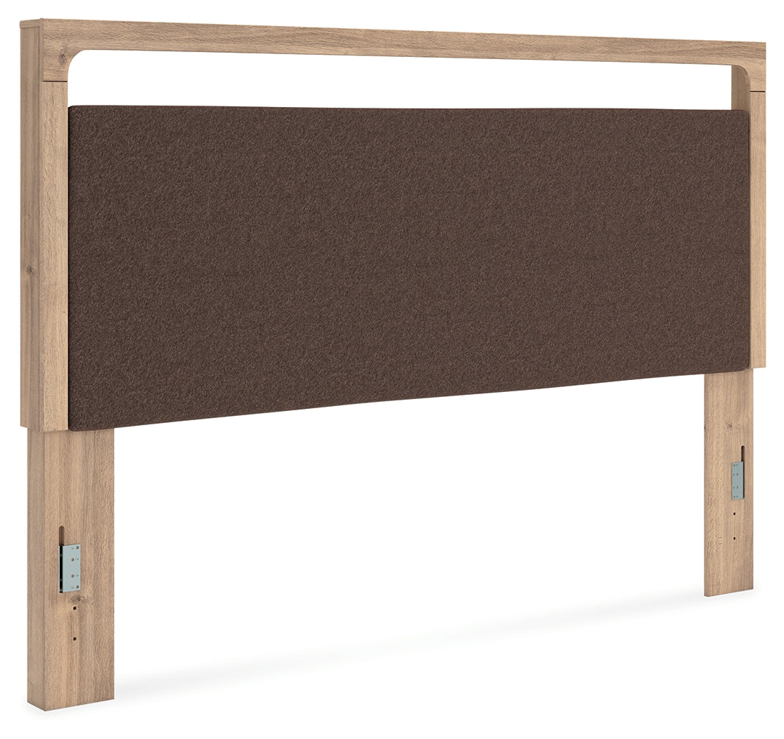 Kinlanni Tan/Brown King UPH Panel Headboard