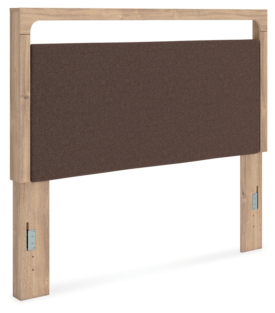Kinlanni Tan/Brown Queen UPH Panel Headboard