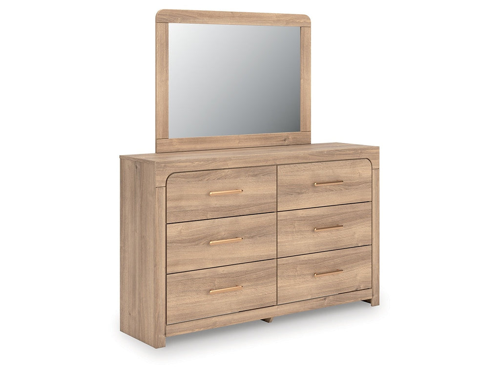 Kinlanni Tan Dresser and Mirror